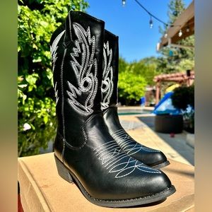 SheSole Women's Wide Calf Western Cowgirl Cowboy Boots NEW ORIGINAL PACKAGING